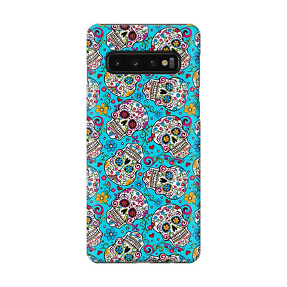 Skull Floral Sugar Galaxy S10 Case