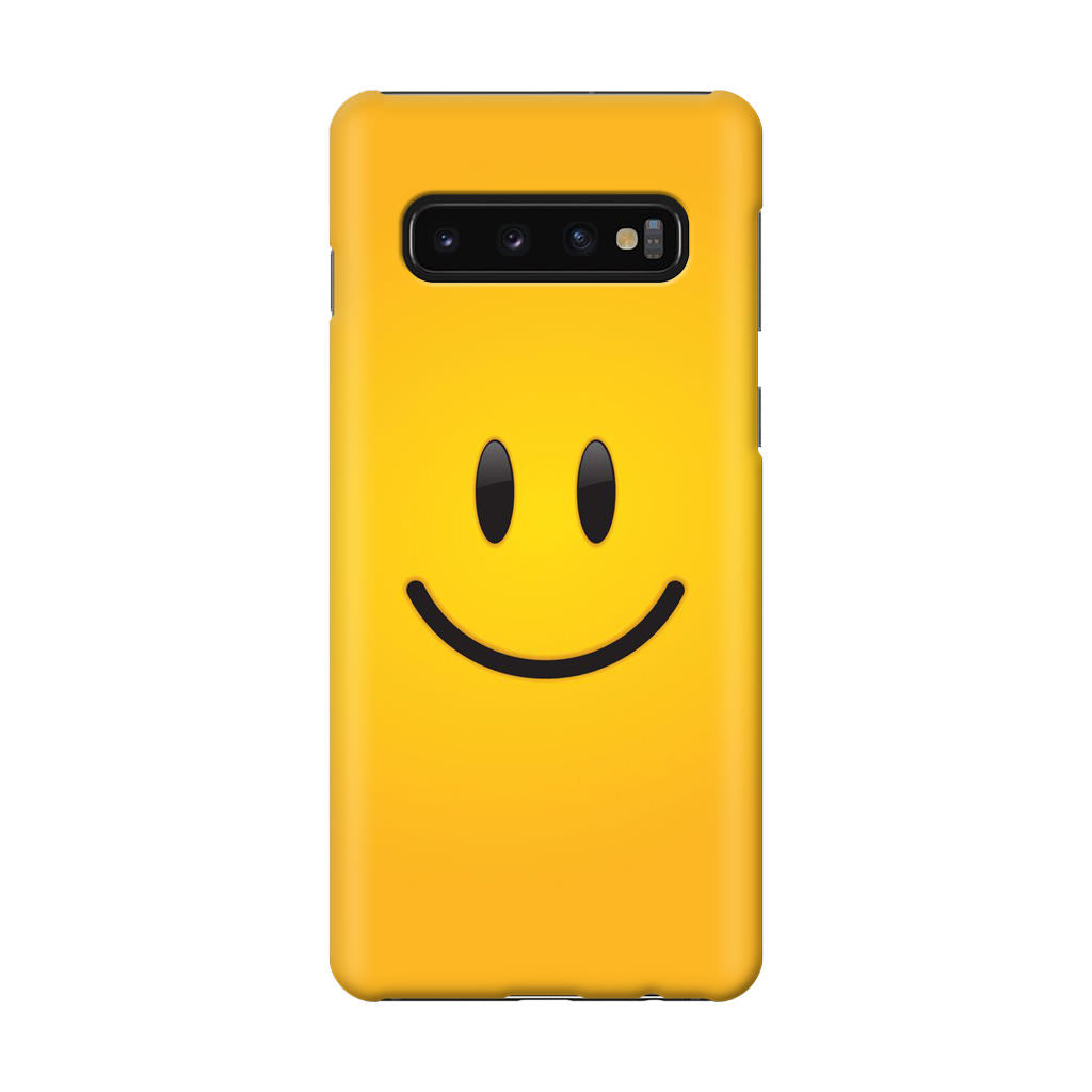 Smile Emoticon Galaxy S10 Case