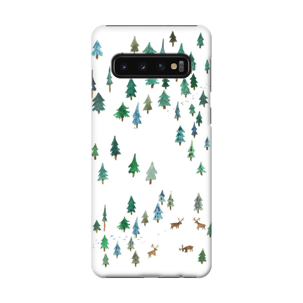 Snow Everywhere Galaxy S10 Case