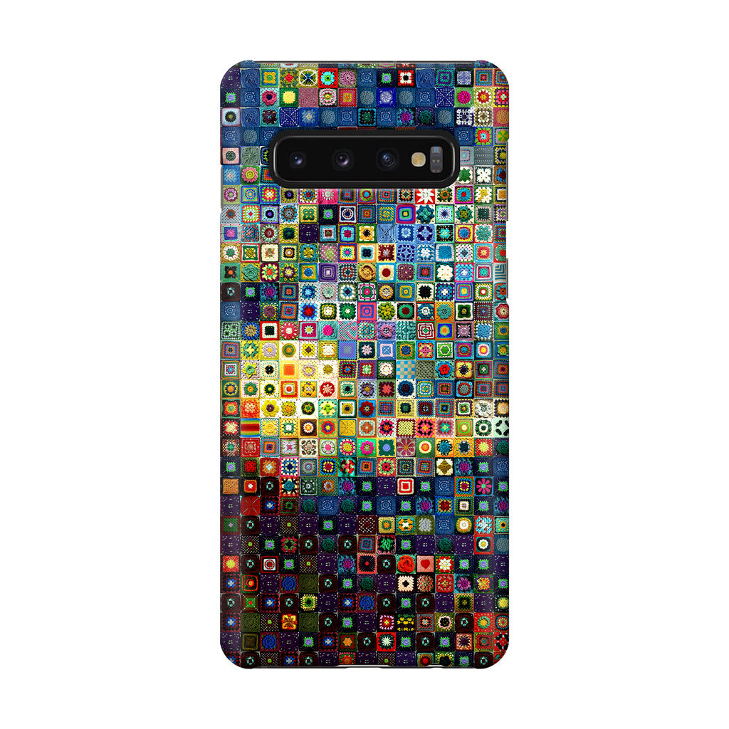 Starry Night Tiles Galaxy S10 Case