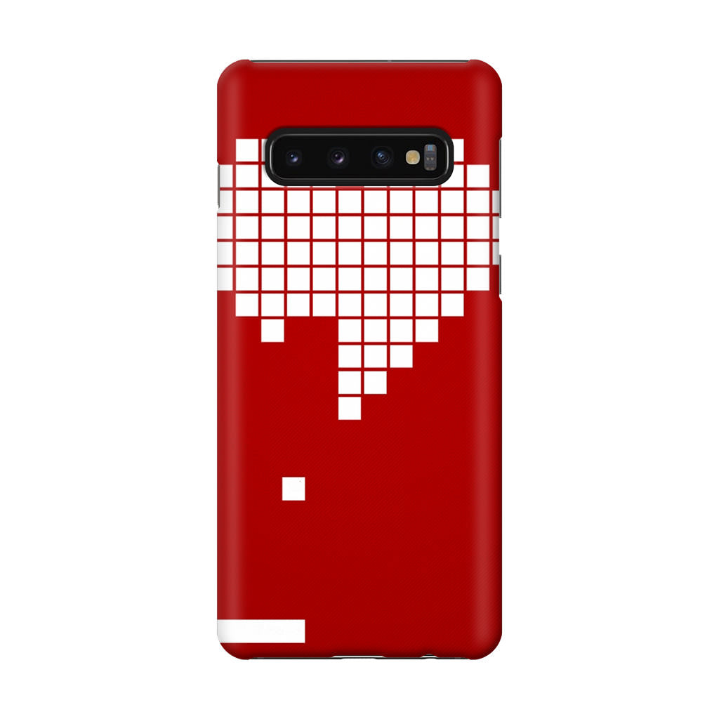 Tetris Heart Galaxy S10 Case