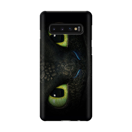 Toothless Dragon Eyes Close Up Galaxy S10 Case