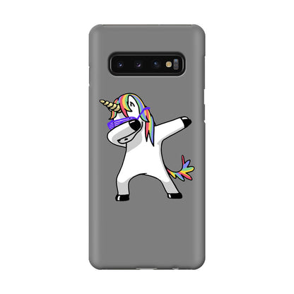 Unicorn Dabbing Grey Galaxy S10 Case