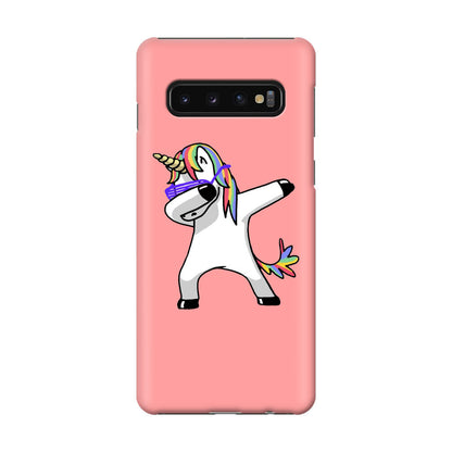 Unicorn Dabbing Pink Galaxy S10 Case