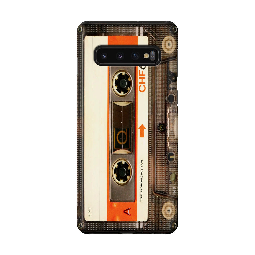 Vintage Audio Cassette Galaxy S10 Case