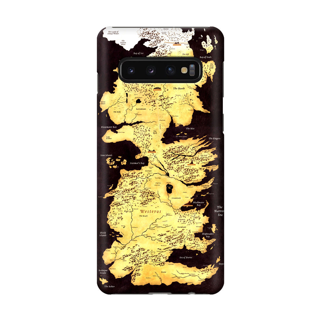 Westeros Map Galaxy S10 Case