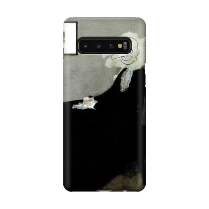 Whistler's Mother by Mr. Bean Galaxy S10 Case