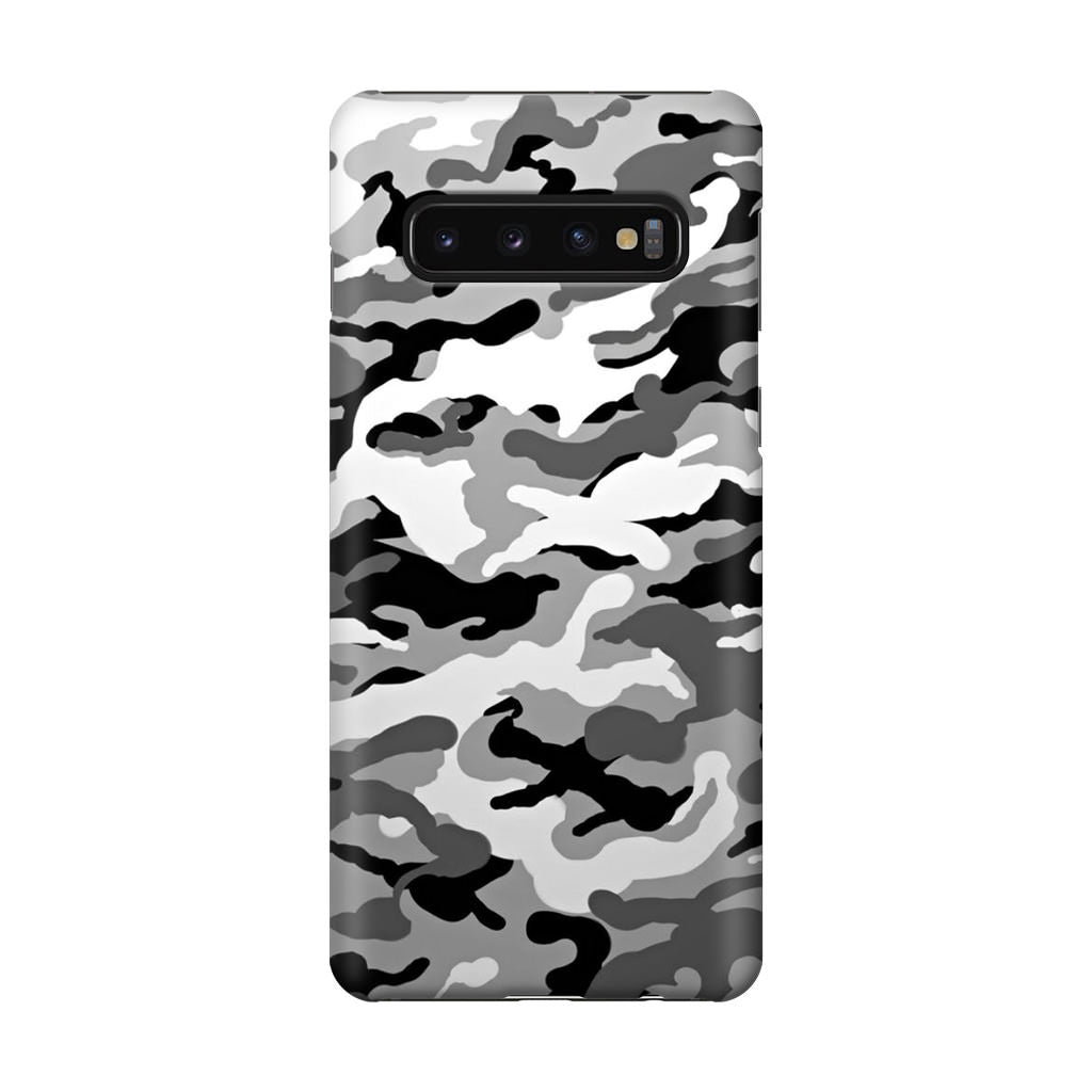 Winter Army Camo Galaxy S10 Case