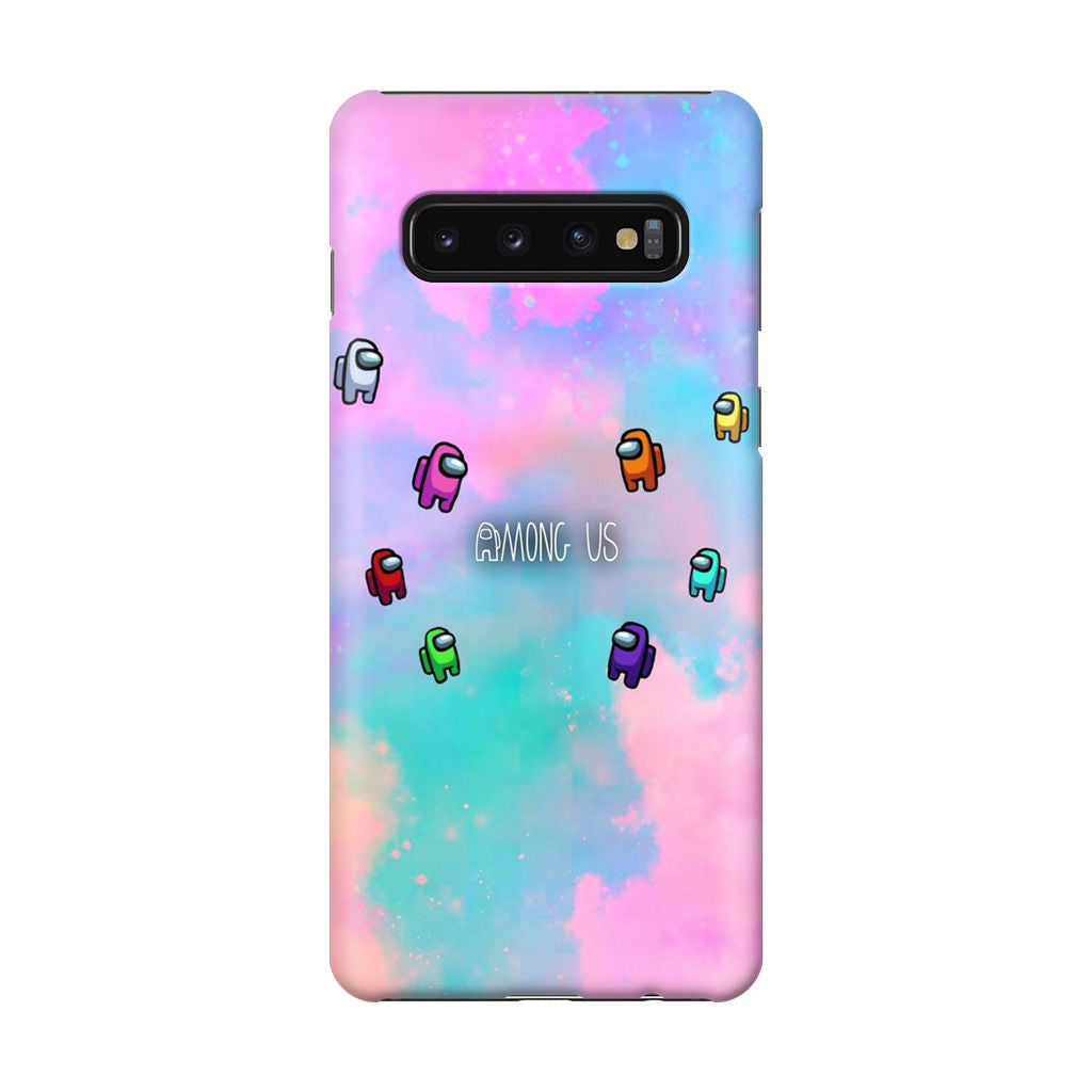 Among Us Colorful Galaxy S10 Case