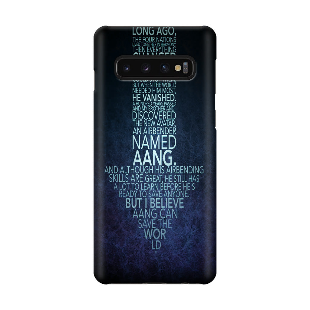 Avatar Quotes Galaxy S10 Case