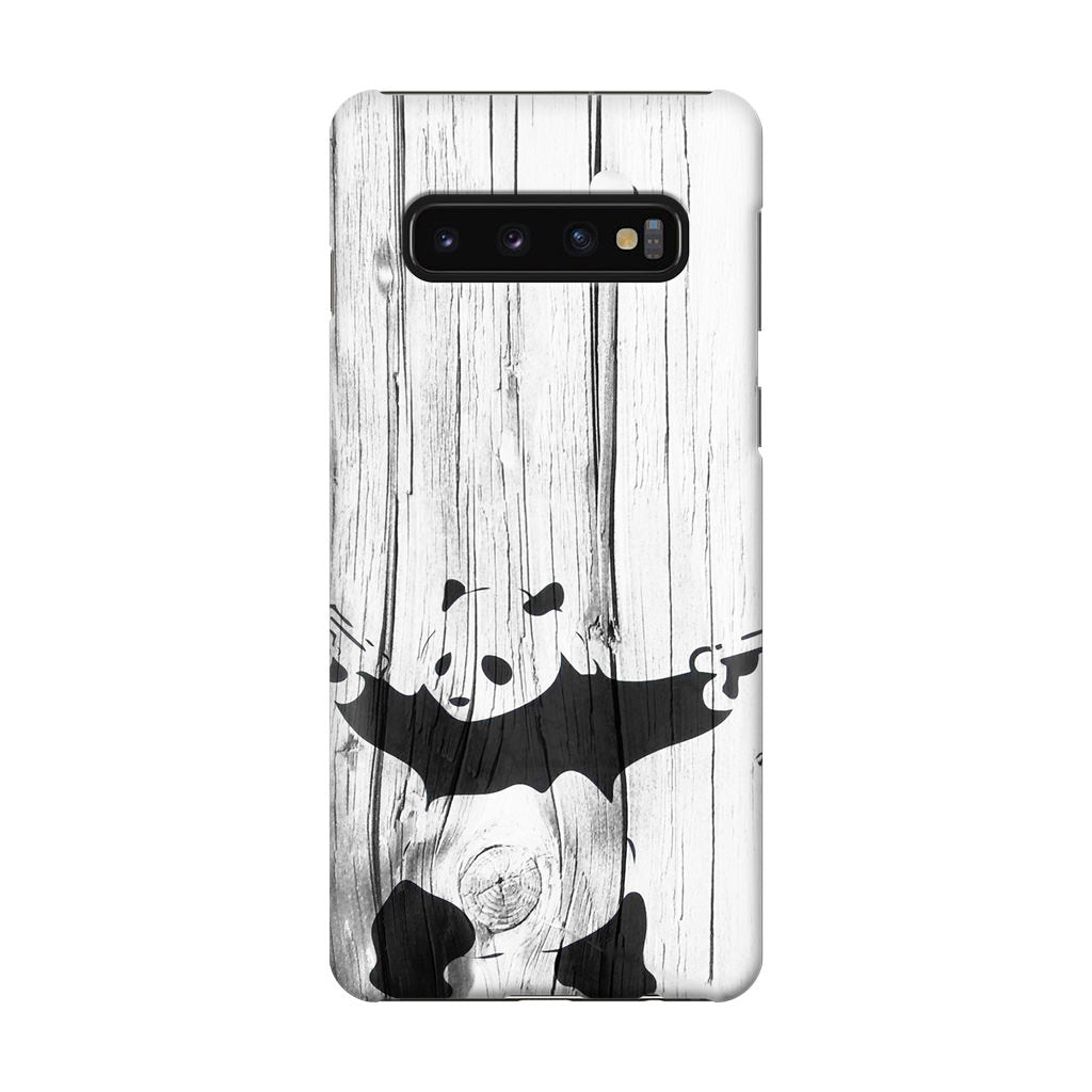 Banksy Graffiti Panda Galaxy S10 Case