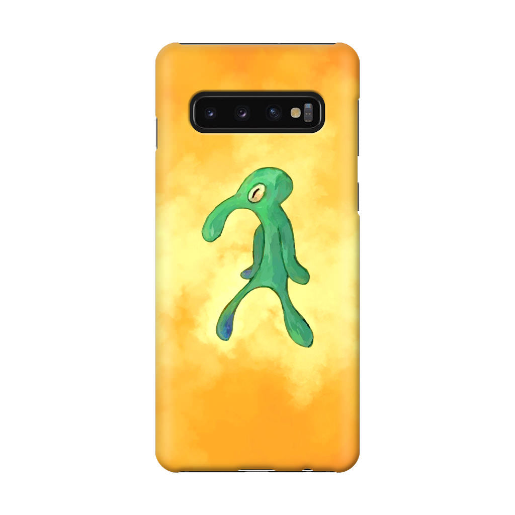 Bold and Brash Squidward Painting Galaxy S10 Case