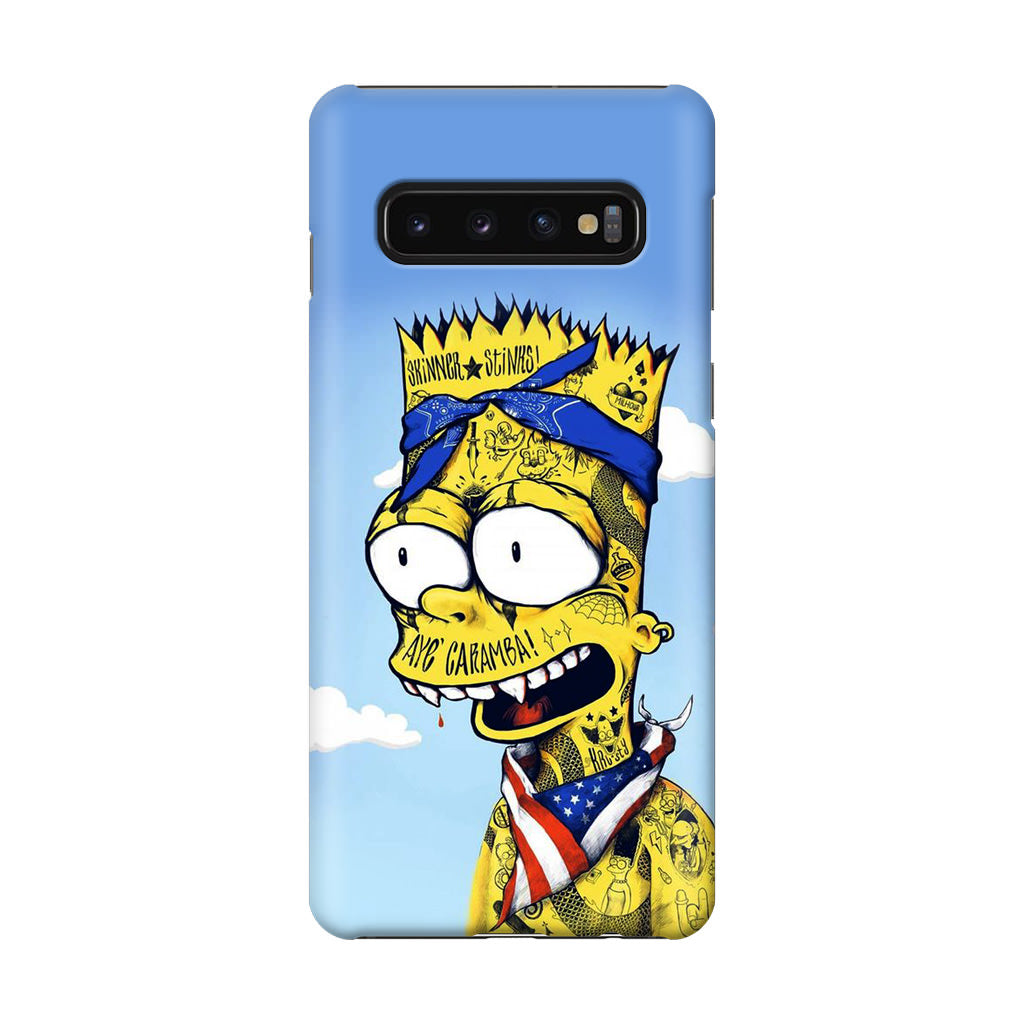 Bootleg Bart Galaxy S10 Case