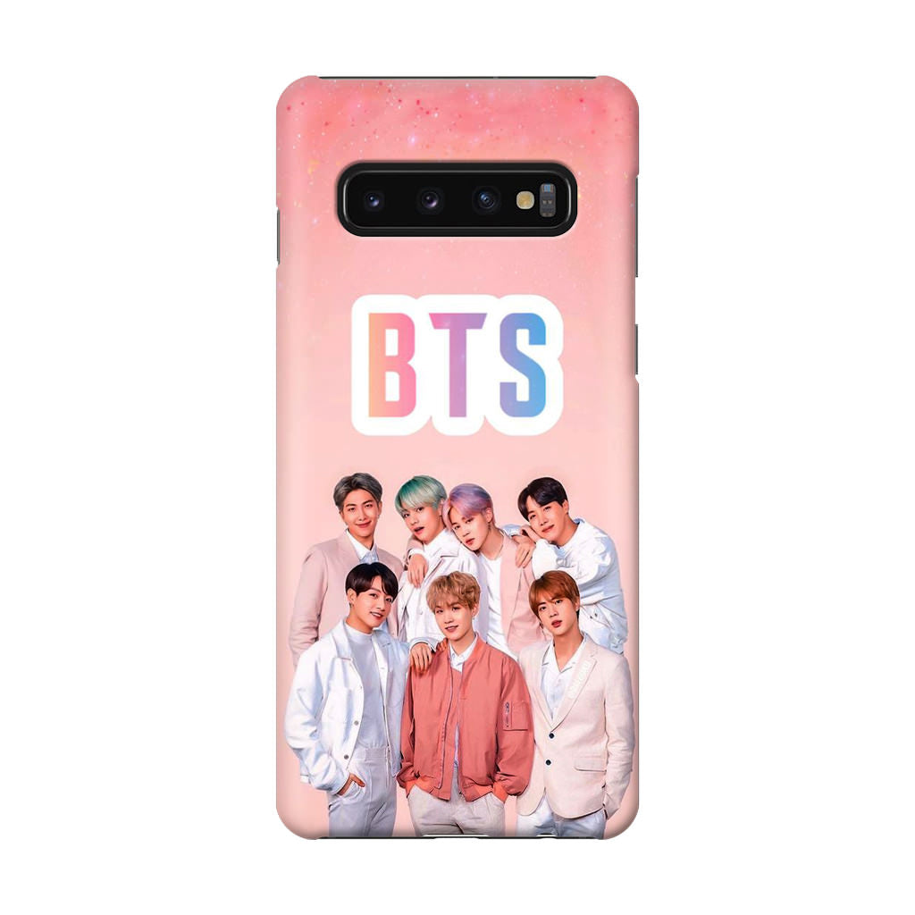 BTS Member in Pink Galaxy S10 Case