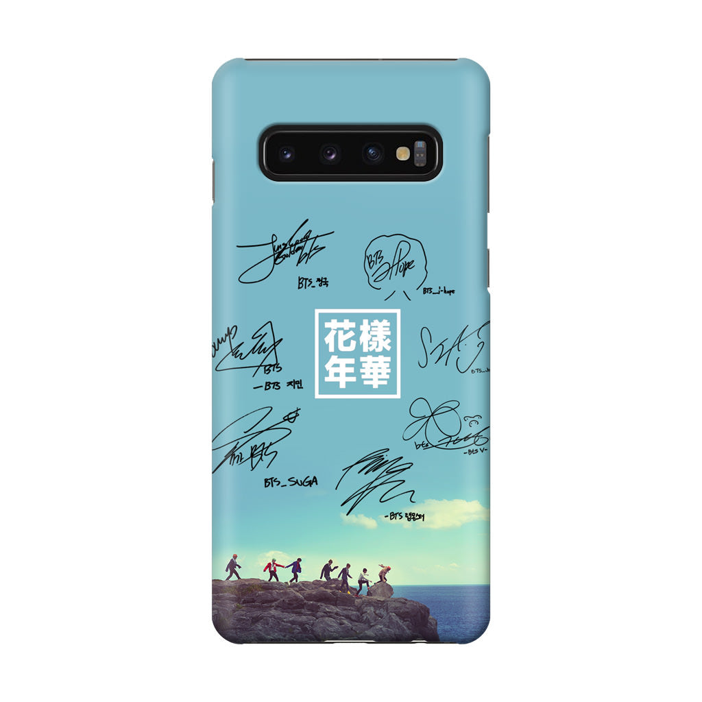 BTS Signature Galaxy S10 Case