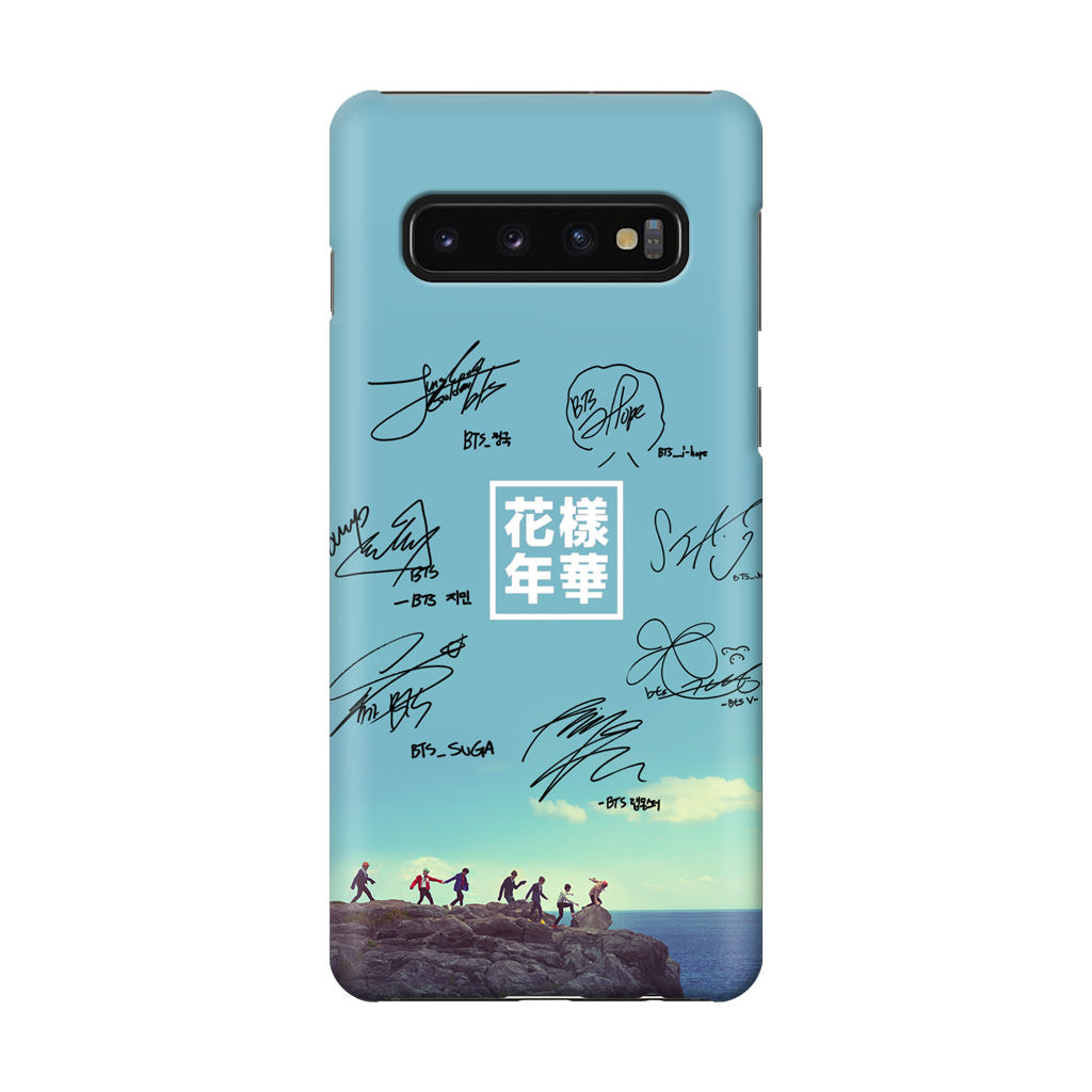 BTS Signature Galaxy S10 Plus Case