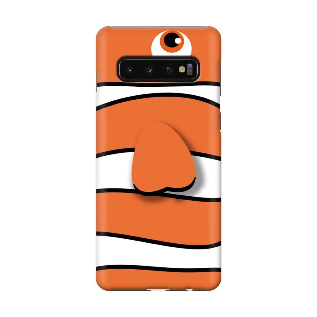 Clownfish Cartoon Galaxy S10 Case