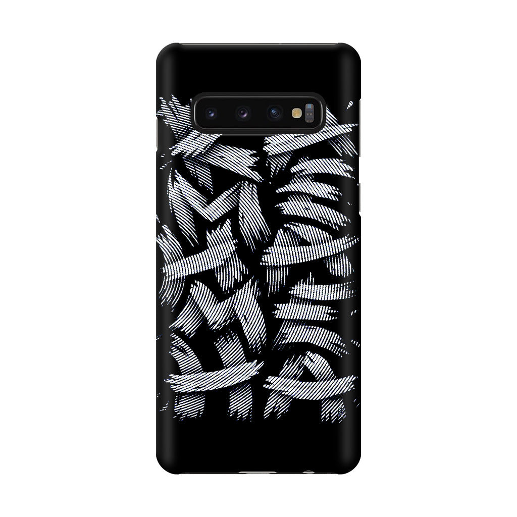 Dragon Ball Kamehameha Font Art Galaxy S10 Case