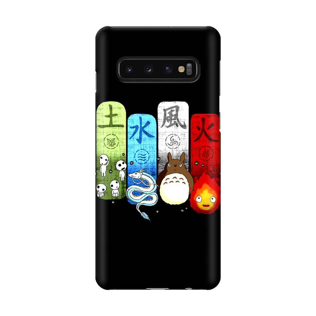 Ghibli Elemental Charms Galaxy S10 Case