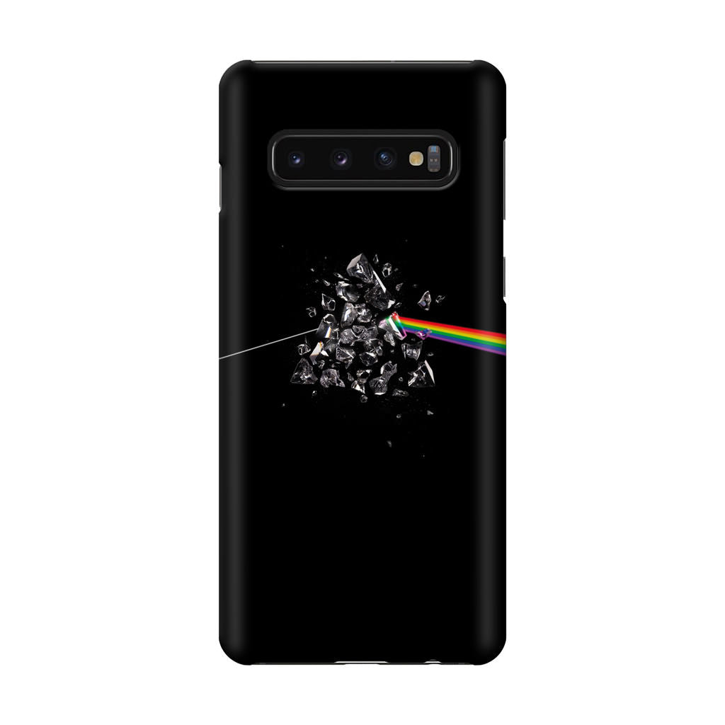 Glass Broken Light Refraction Galaxy S10 Case