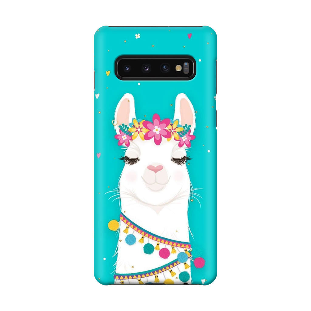 Llama Art Galaxy S10 Case