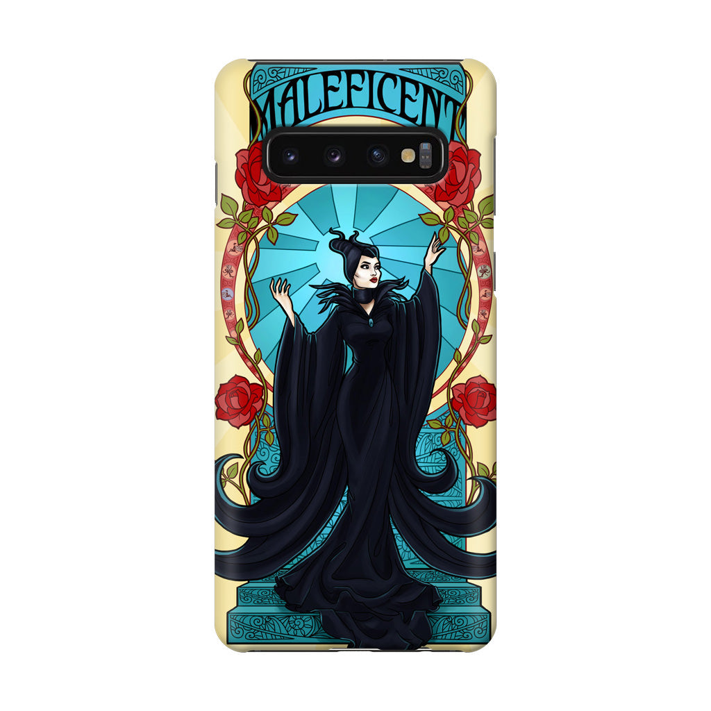 Maleficent With Flower Galaxy S10 Case