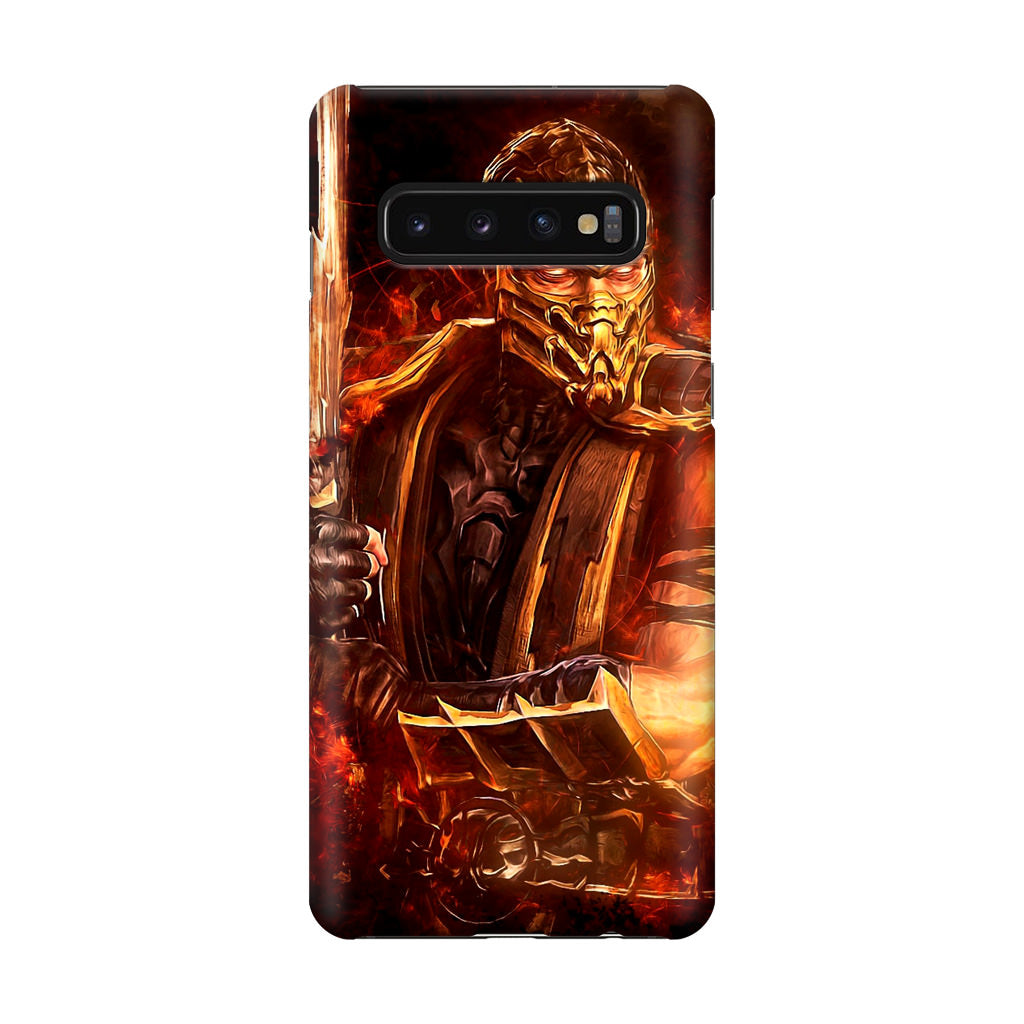 Mortal Kombat Scorpion Galaxy S10 Case