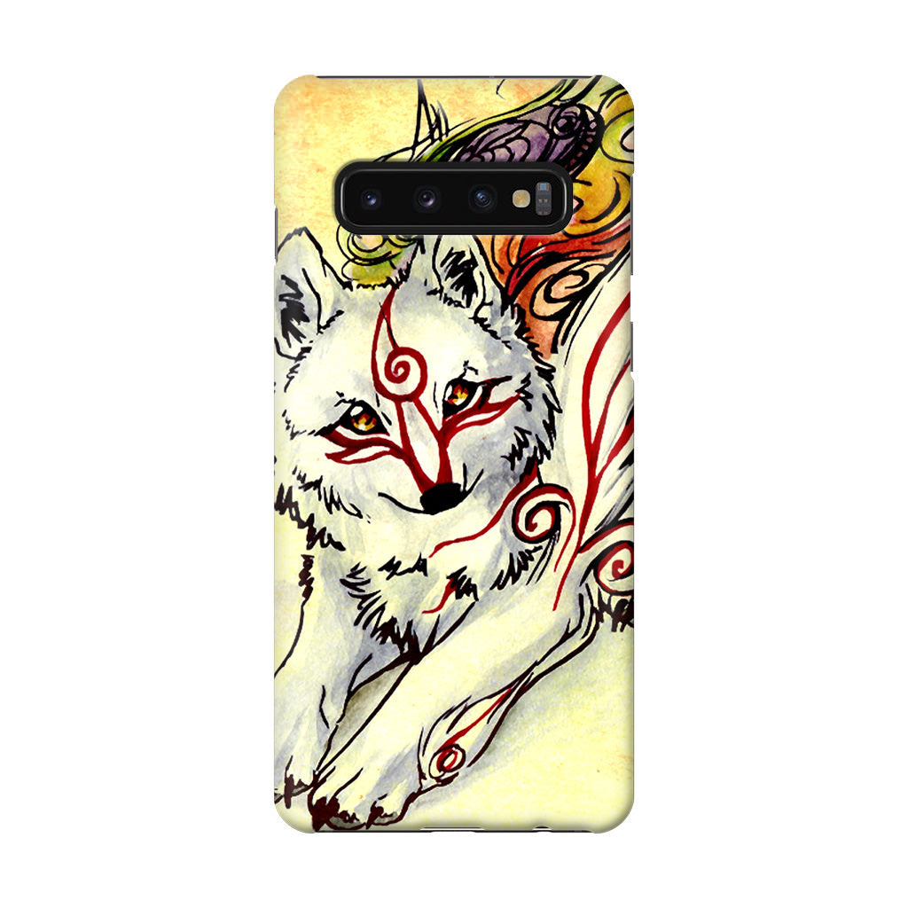 Okami Amaterasu Galaxy S10 Plus Case