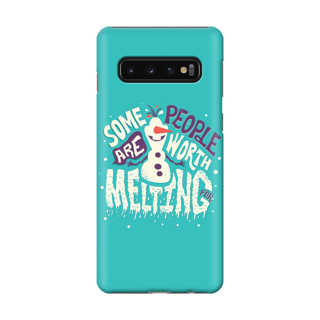 Olaf Frozen Is Melting Galaxy S10 Plus Case