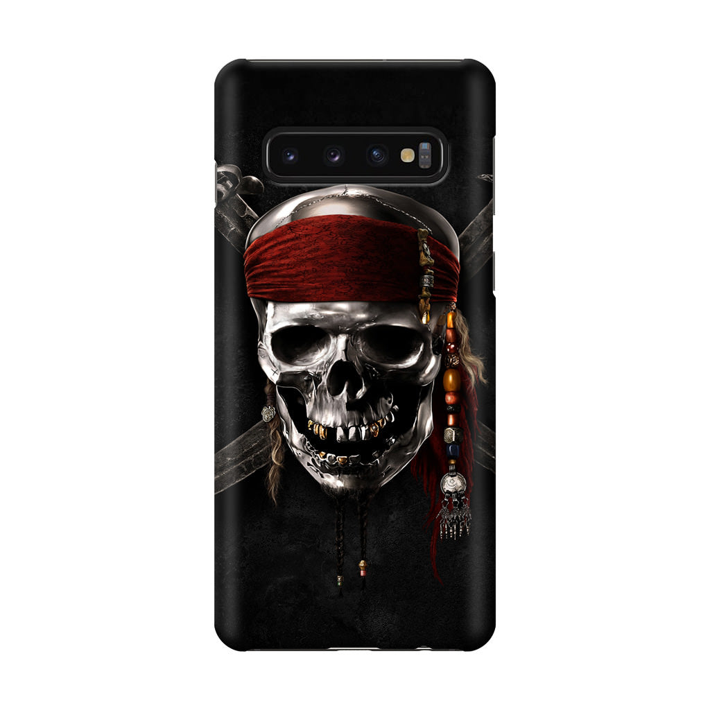 Pirates Of Carribean Skull Galaxy S10 Plus Case