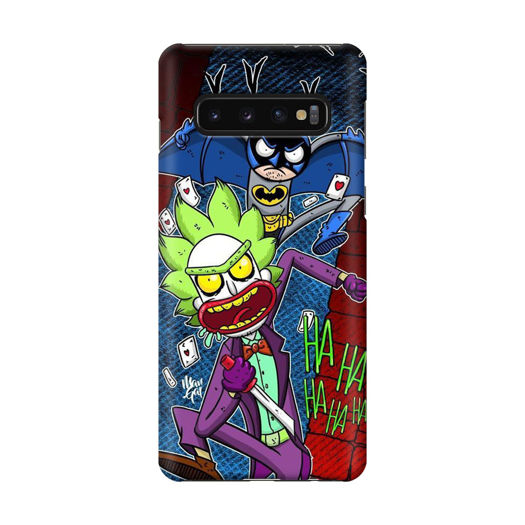 Rick And Morty Bat And Joker Clown Galaxy S10 Plus Case