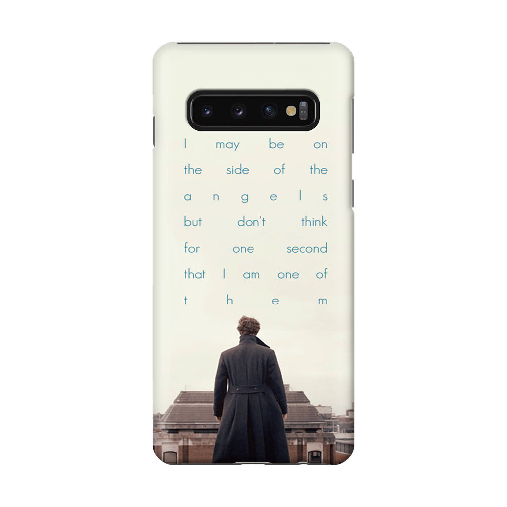 Sherlock Holmes Quote Galaxy S10 Plus Case