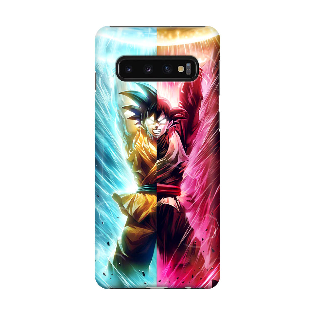 Spirit Bomb Split Goku Dragon Ball Galaxy S10 Plus Case