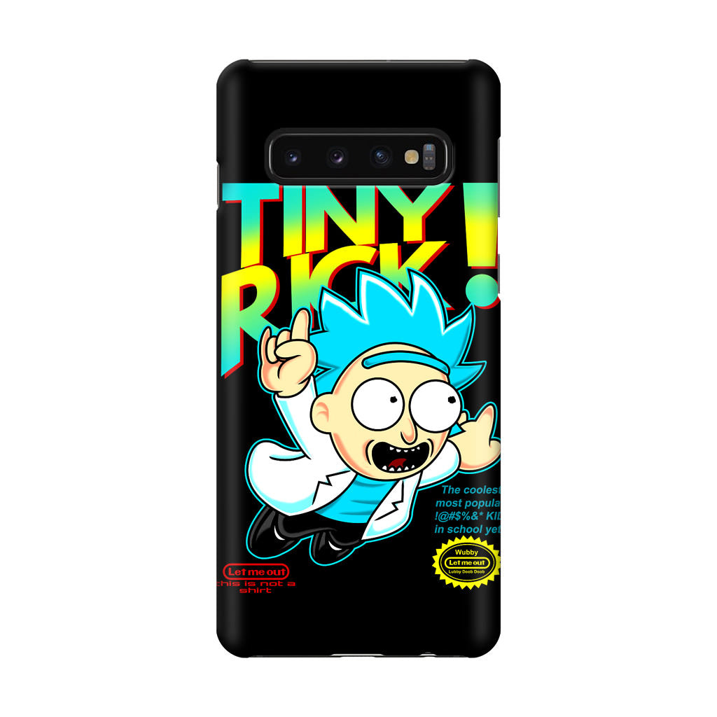 Tiny Rick Let Me Out Galaxy S10 Plus Case