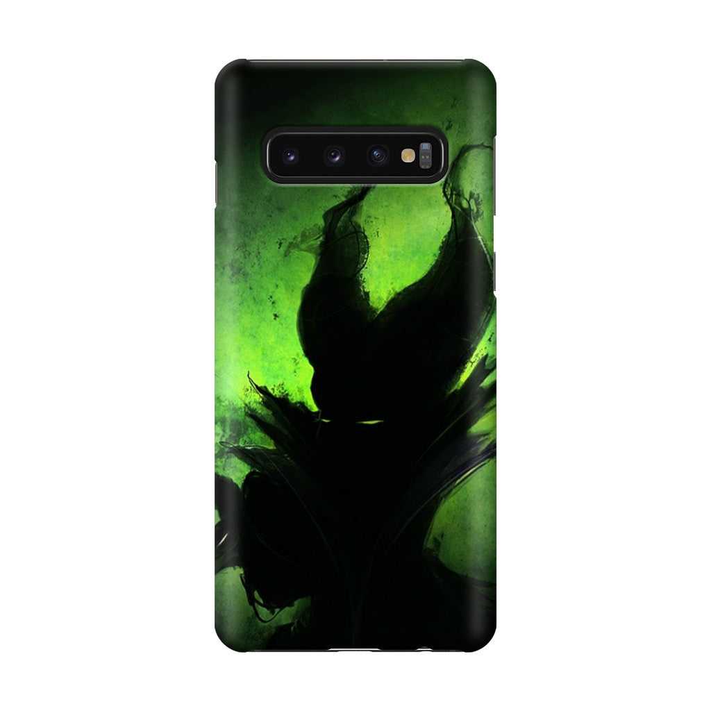 Villains Maleficent Silhouette Galaxy S10 Plus Case