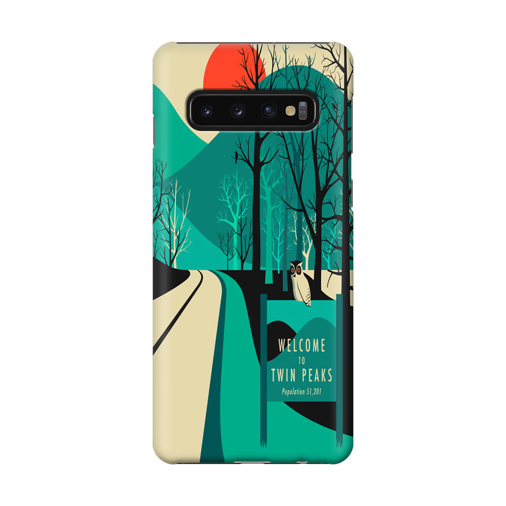 Welcome To Twin Peaks Galaxy S10 Plus Case