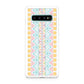 Peach Aztec Pattern Galaxy S10 Case