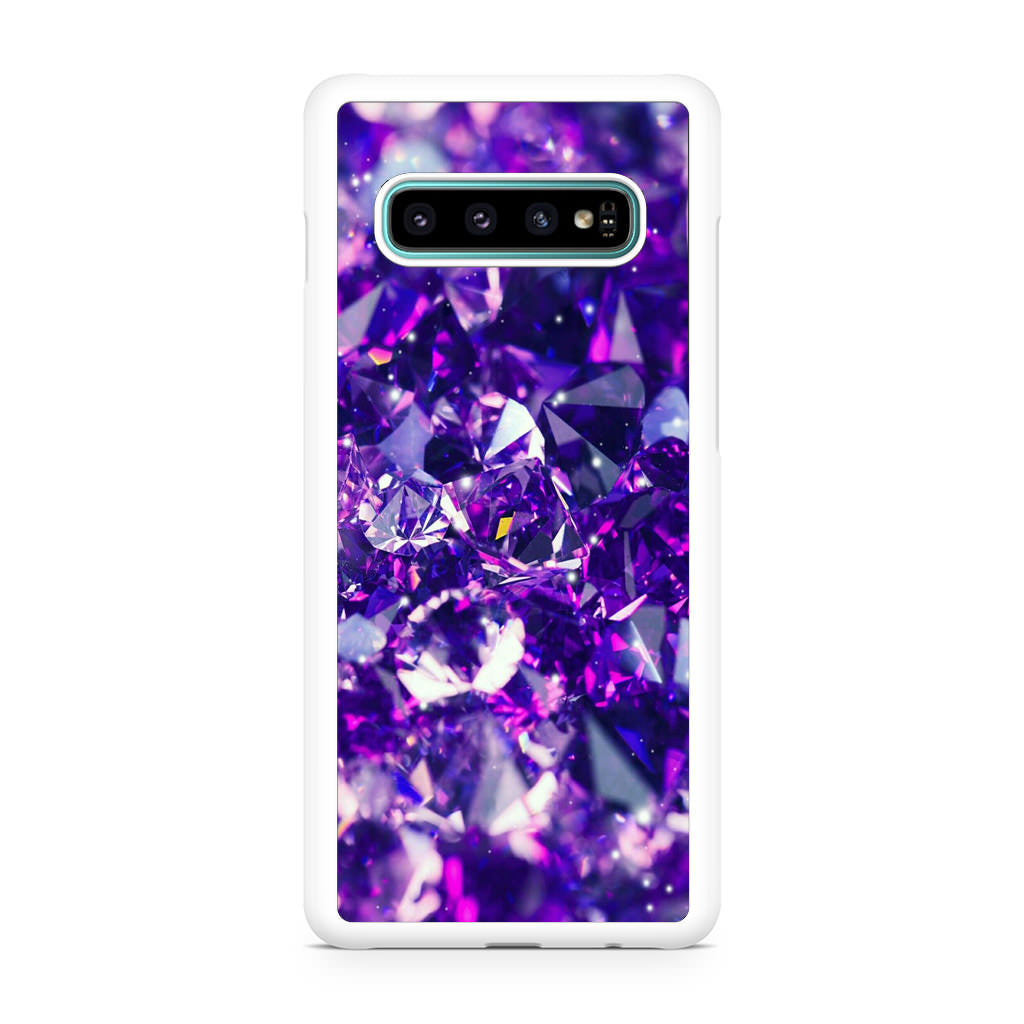 Purple Crystal Galaxy S10 Plus Case