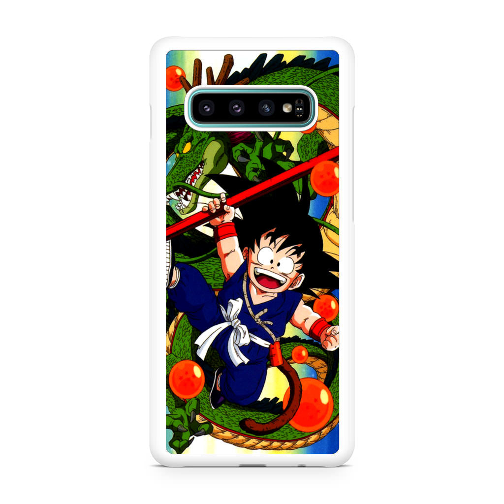 Shenlong And Little Goku Dragon Ball Galaxy S10 Plus Case