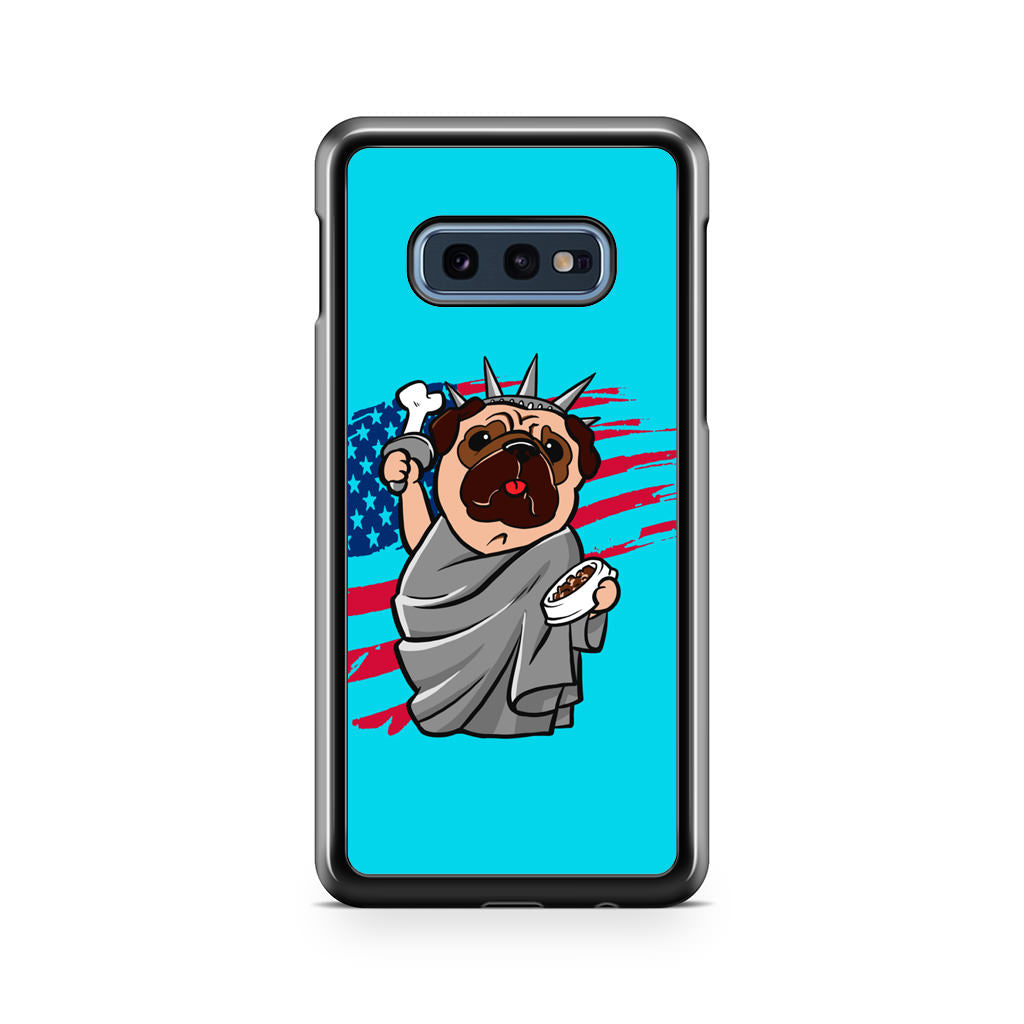 Independence Day Pug Galaxy S10e Case