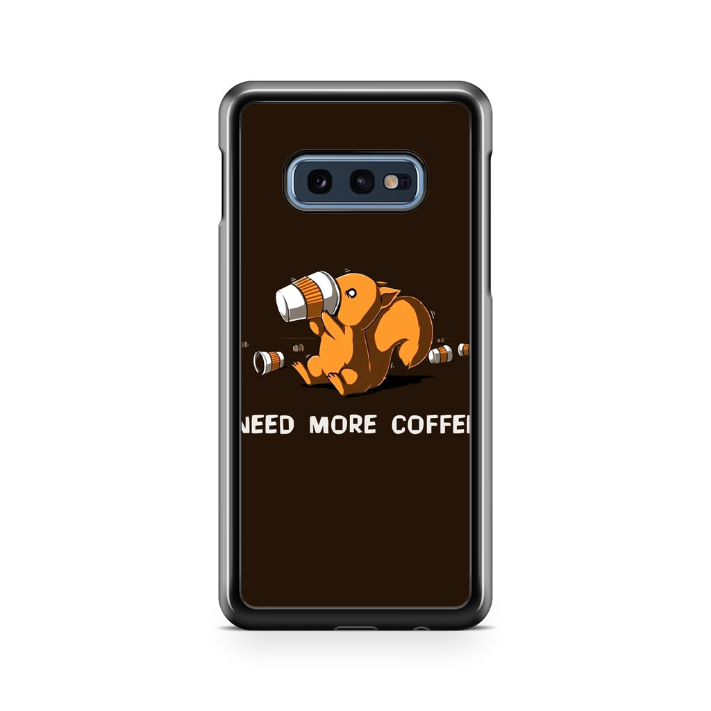 Need More Coffee Programmer Story Galaxy S10e Case