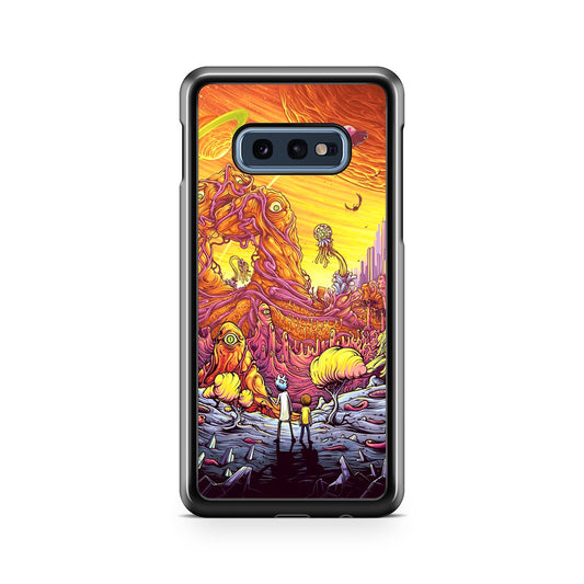 Rick And Morty Alien Planet Galaxy S10e Case