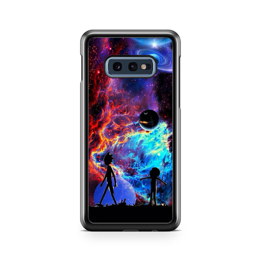 Rick And Morty Flat Galaxy Galaxy S10e Case