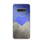 Love Glitter Blue and Grey Galaxy S10e Case