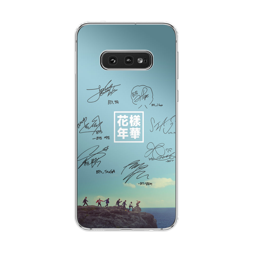 BTS Signature Galaxy S10e Case