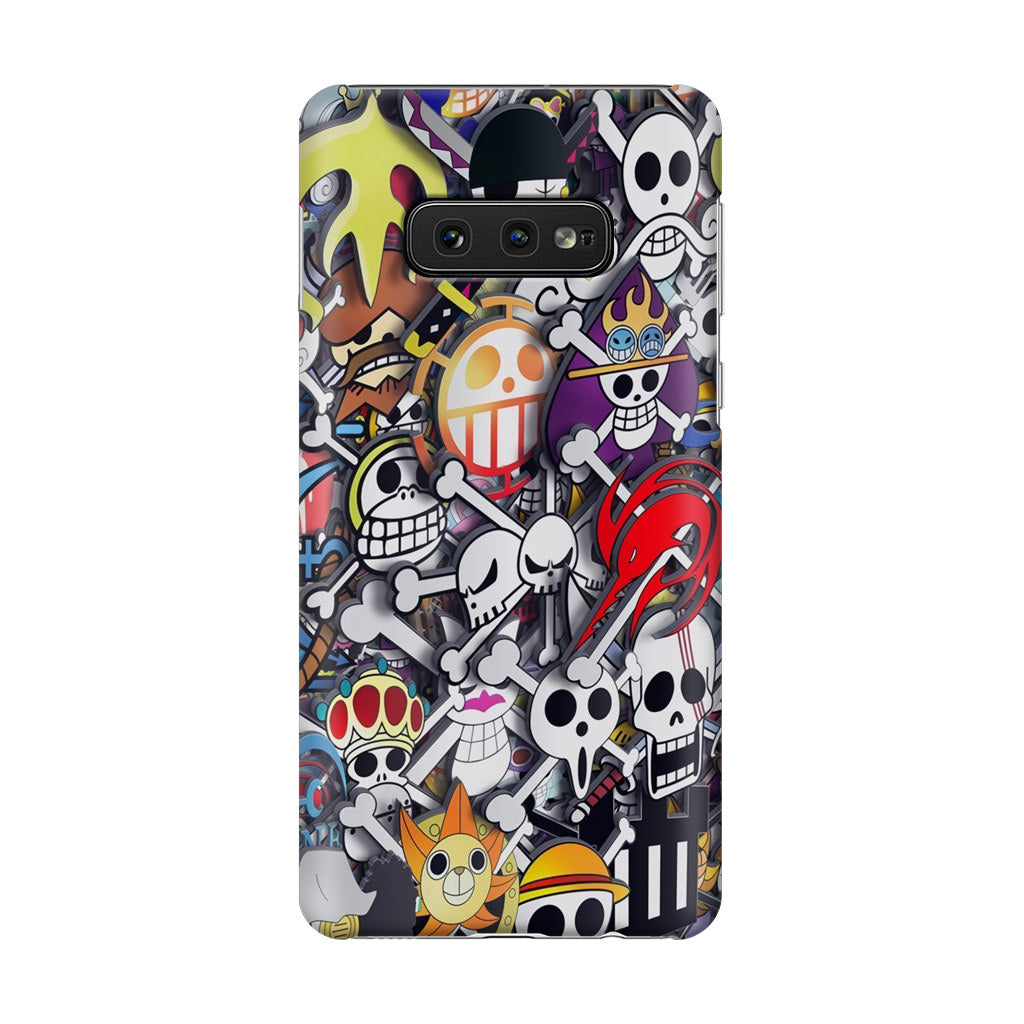 All Pirate Symbols One Piece Galaxy S10e Case