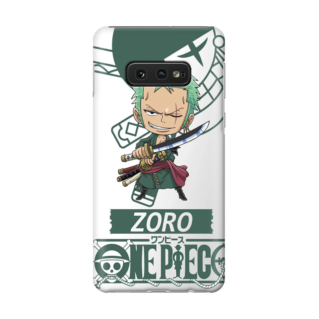 Chibi Zoro Galaxy S10e Case