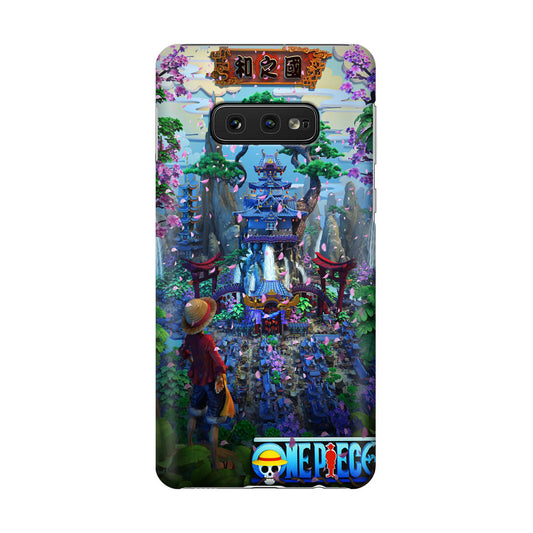 Flower Capital of Wano One Piece Galaxy S10e Case