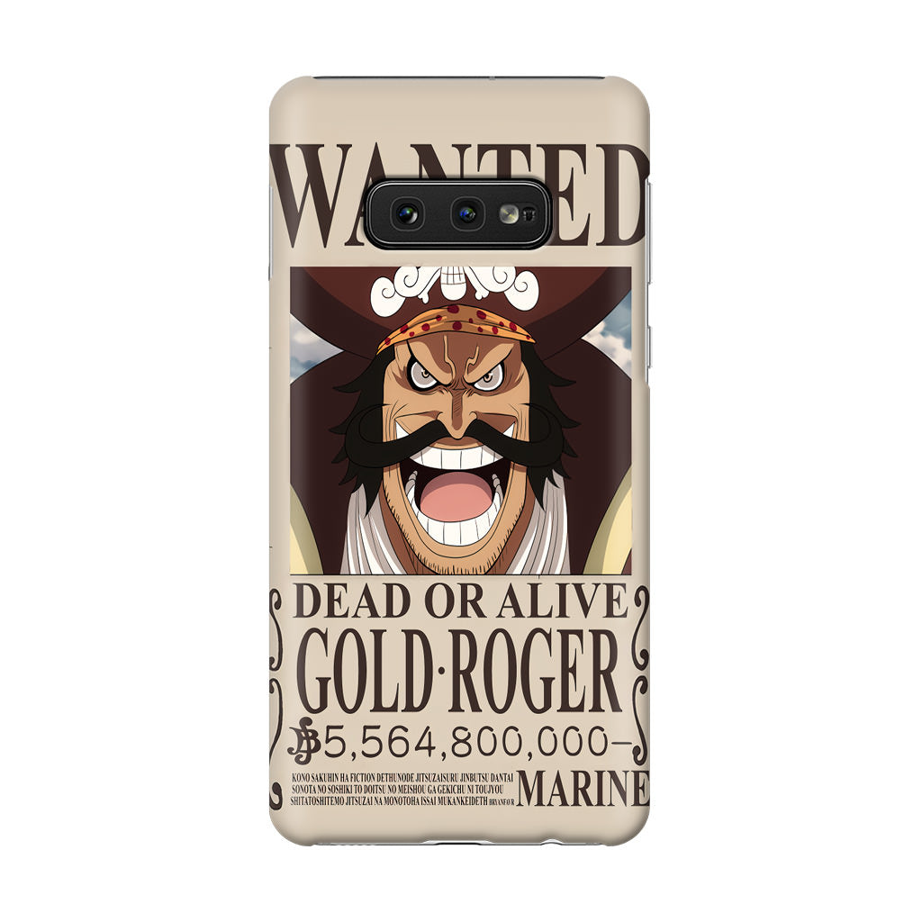 Gold Roger Bounty Galaxy S10e Case