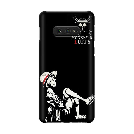 Monkey D Luffy Black And White Galaxy S10e Case